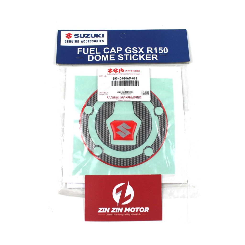 Tem Nắp Bình Xăng GSX R150 990H0-990AM-015