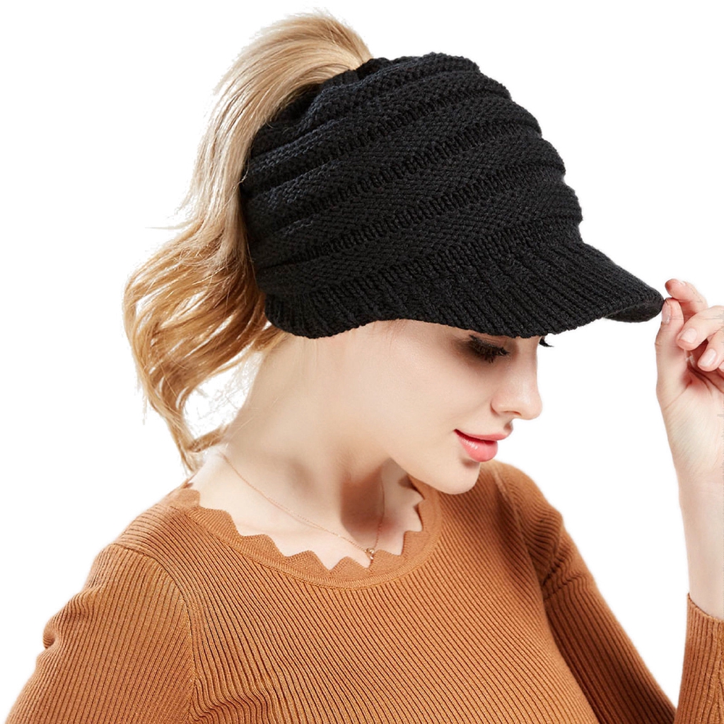 Mũ len giữ ấm kiểu Beanie thời trang có vành nhiều màu sắc đầy cá tính