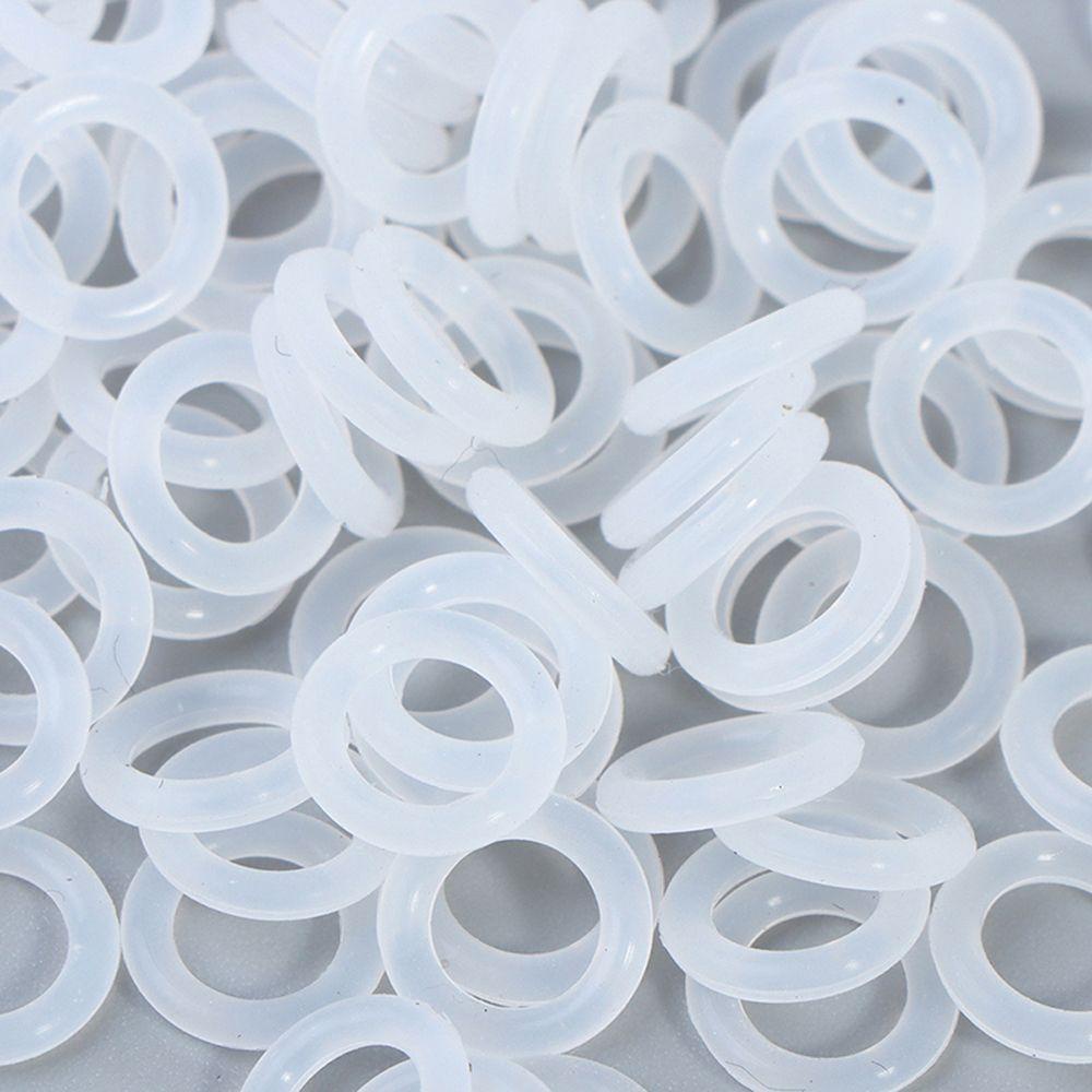QUINTON 1000pcs/bag Rubber O Seal Ring Rubber Keyboard Switch Dampeners Keycap O Ring Damping Replace Part White Noise Reduction Replacement Keyboards Accessories Mute Ring/Multicolor