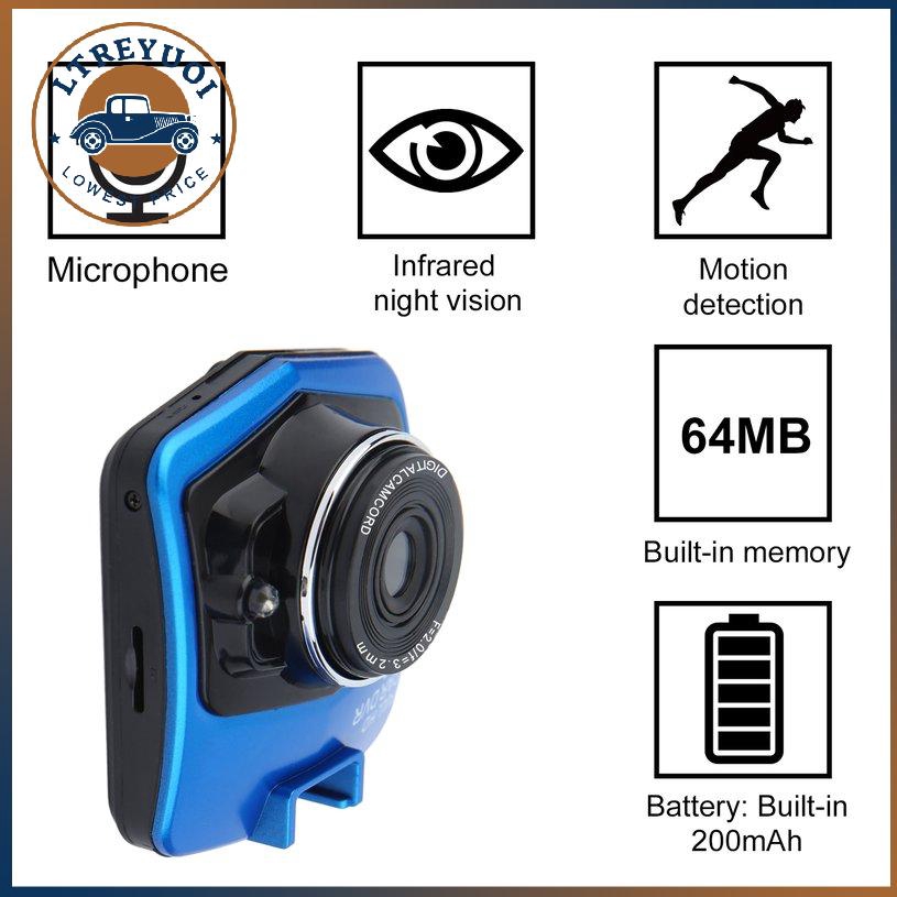 Máy Quay Hành Trình Màn Hình Lcd 0302 2.4 Lcd 720p Cho Xe Hơi | BigBuy360 - bigbuy360.vn