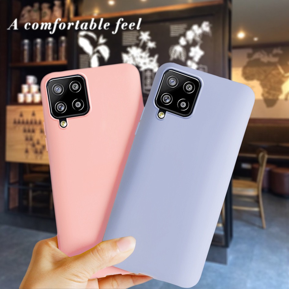 Samsung Galaxy M62 M12 F62 F12 Soft Matte TPU Case Samsung M62 Shockproof Case SM-M625F M 62 M 12 2021 Candy Phone Cover