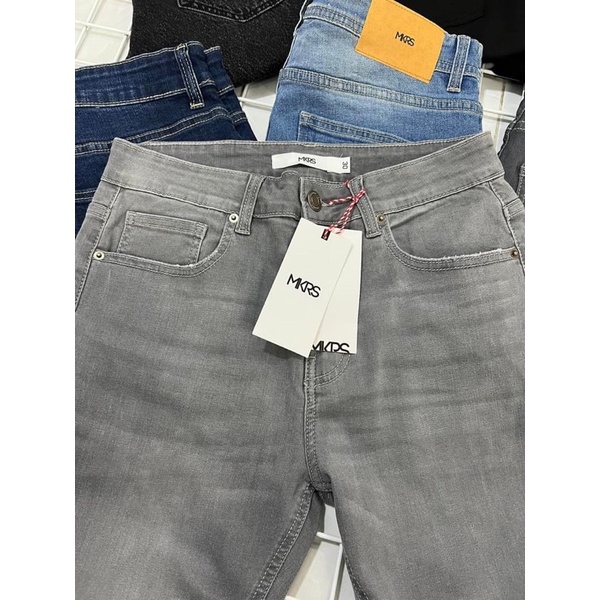 Quần jeans Nam MKRS xuất hàn siêu xịn. Gam màu indiogo Không Lỗi Mode