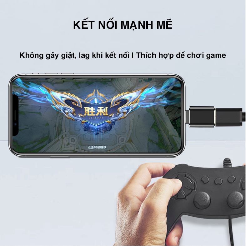 Đầu chuyển đổi Lightning sang USB 3.0 - OTG - Hợp kim cao cấp | BigBuy360 - bigbuy360.vn