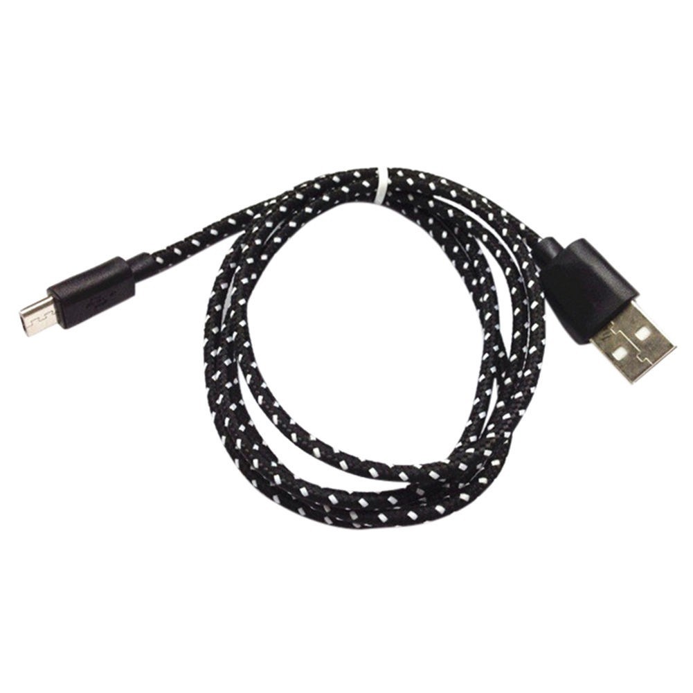 1M Micro USB Data Sync Charger Cable Braided Cord for Galaxy Android Phone