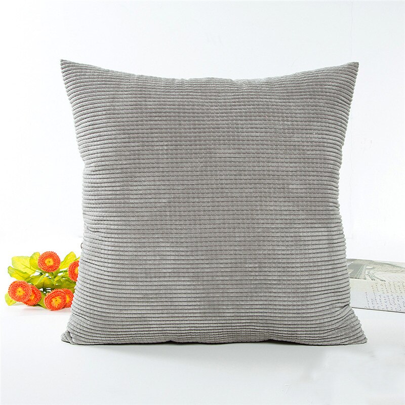 Pillow Case Decorative for Sofa Cushion Cover Pure Color Simple Car Seat Office Home Decor Throw Pillowcase 45*45cm