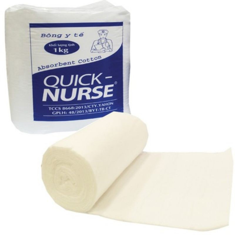 Bông y tế Quick Nurse 1kg