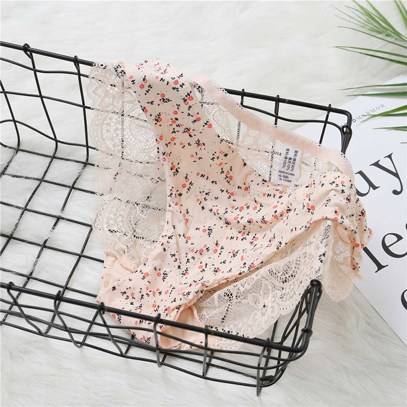 AOFEIQIKE Quần lót lụa rỗng mềm cạp thấp thoáng khí liền mạch họa tiết da báo gợi cảm cỡ S-XXL cho nữ