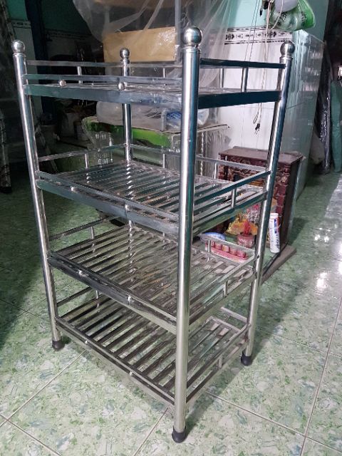 Kệ chén thẻ 4 tầng  40×60