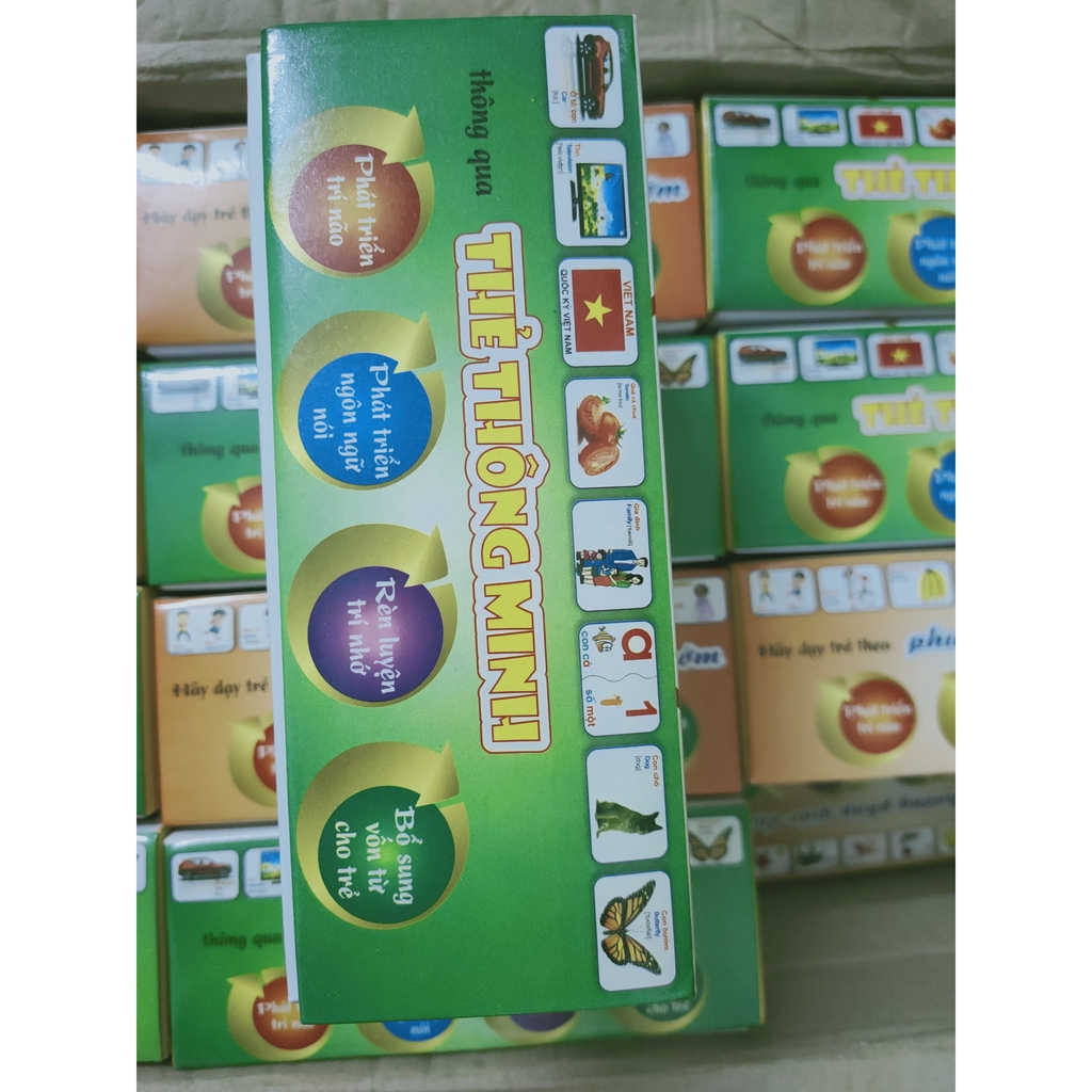 HỘP 416 THẺ HỌC THÔNG MINH GIAO DỤC SỚM CHO TRẺ #8