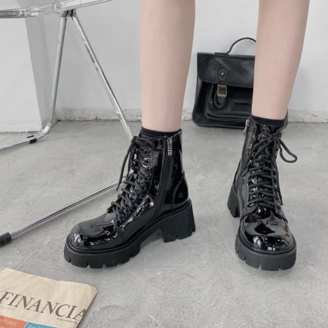 (SẴN) Boots ulzzang B14 đế cao 5.5cm | BigBuy360 - bigbuy360.vn