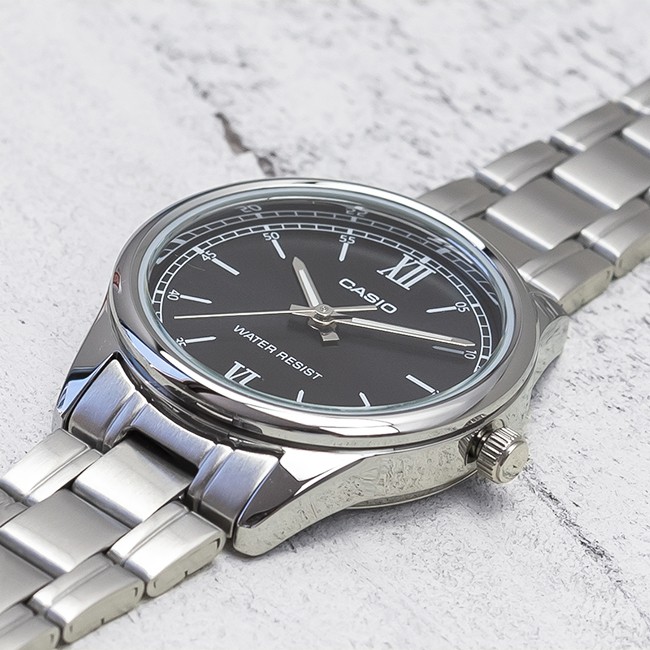 Đồng hồ nữ dây kim loại Casio chính hãng Anh Khuê LTP-V005D-1B2UDF (28mm)