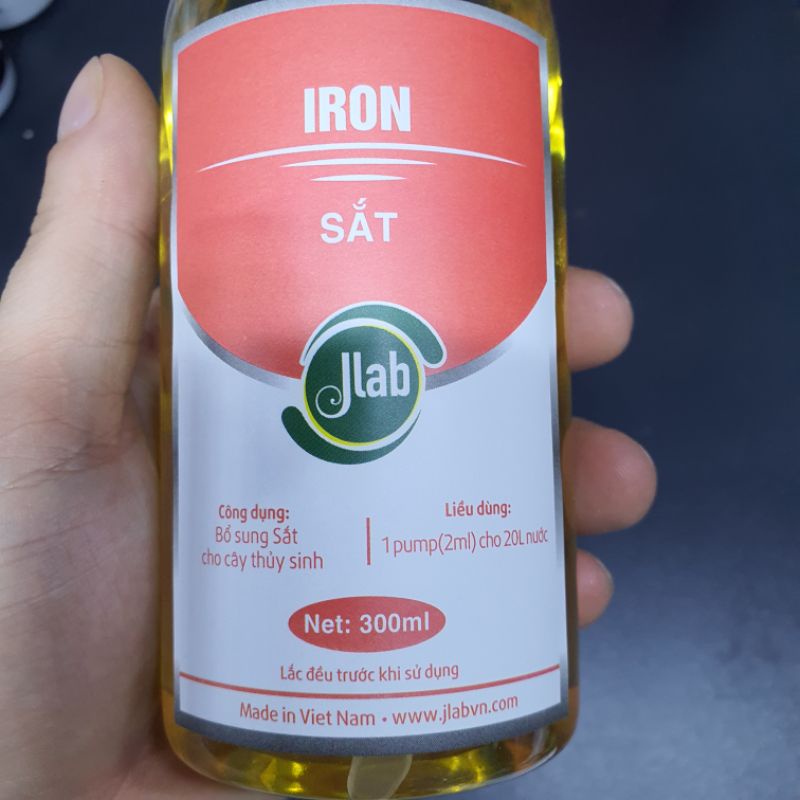 Phân Nước Thủy Sinh Iron JLAB (Bổ Sung Sắt)