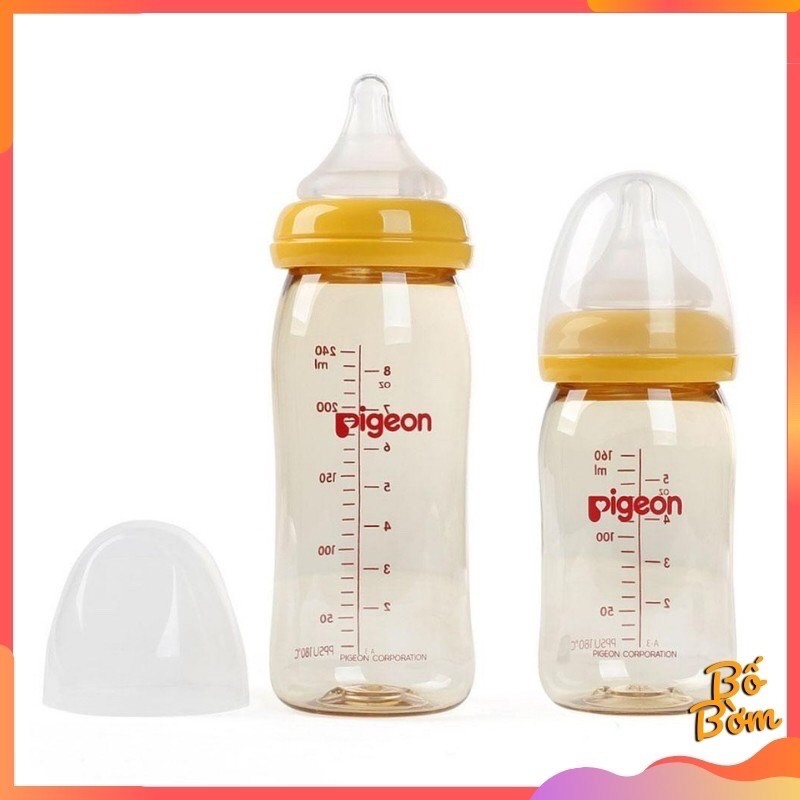 Bình sữa pigeon cổ rộng 160ml/240ml