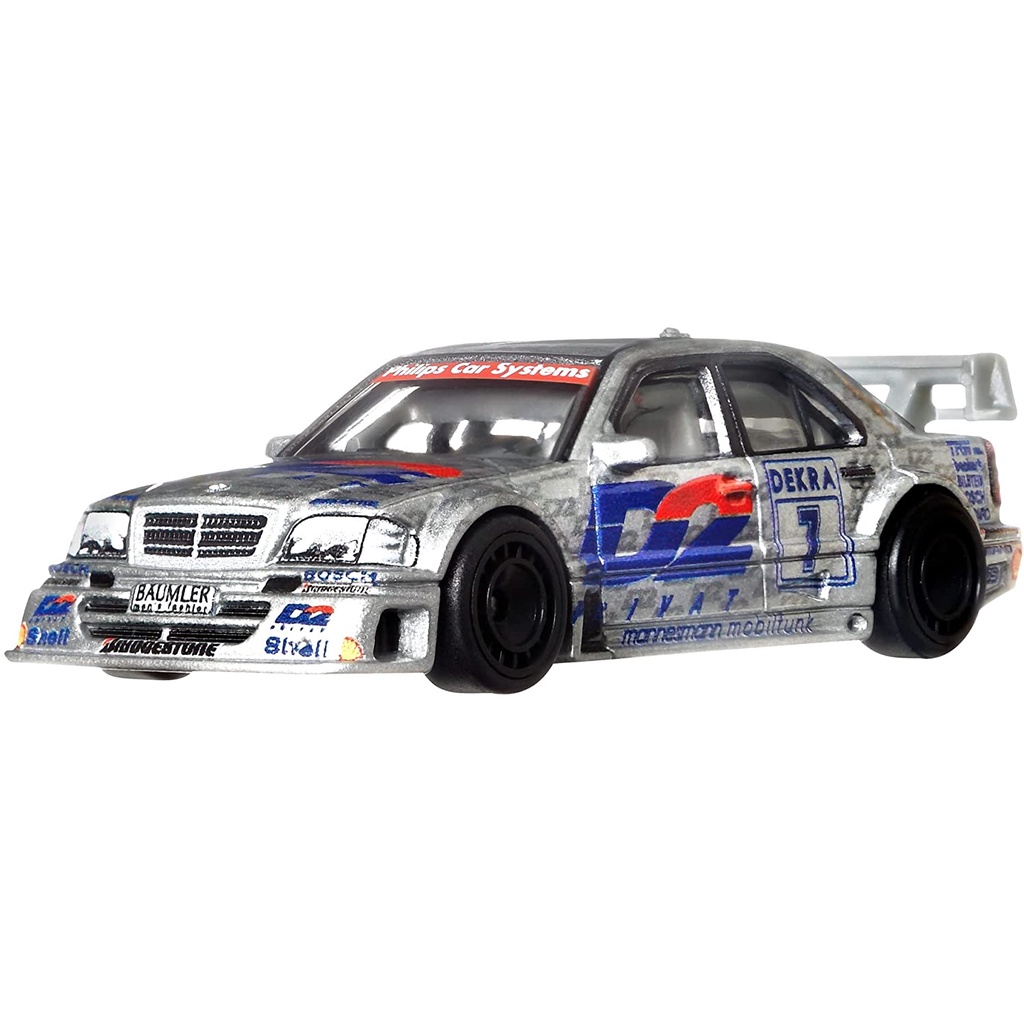 Mô Hình Sưu Tập Xe Hot Wheels Chính Hãng HCJ80 Car Culture Deuturant Design 1994 AMG-Mercedes C-Class DTM Touring