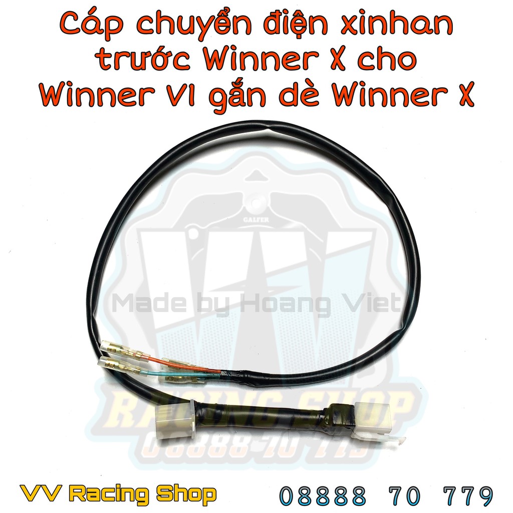 Bộ đèn soi biển số Winner X