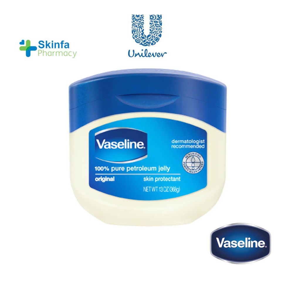 Sáp Dưỡng Ẩm Vaseline Pure Petroleum Jelly - Kem Chống Nẻ Vaseline Dưỡng Ẩm Đa Năng  - Skinfa.