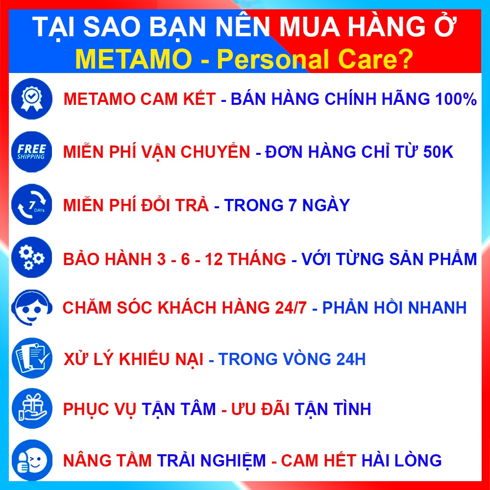 Đai massage giảm mỡ bụng rung nóng METAMO, Máy mát xa đánh tan mỡ toàn thân săn chắc cơ chính hãng