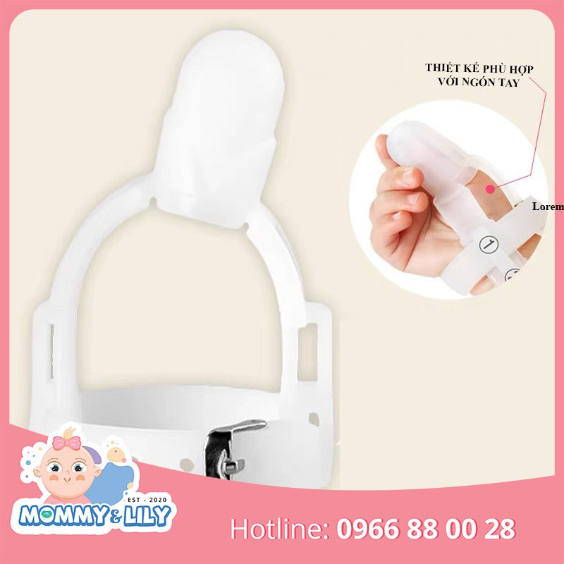 Dụng cụ hỗ trợ cai mút tay an toàn cho bé Dr.finger - Mumma Bubba Hàn Quốc