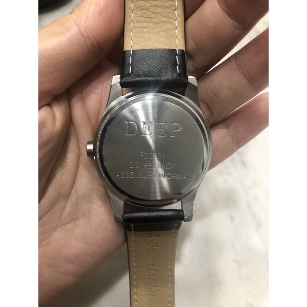 ĐỒNG HỒ SI NHẬT CHÍNH HÃNG DÂY DA DÀNH CHO NAM - THƯƠNG HIỆU DEEP