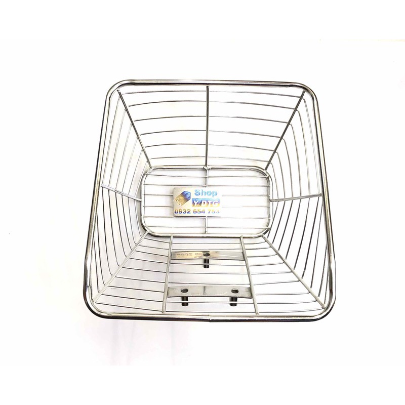 Rổ Inox Gắn Xe Wave Lớn MS2156