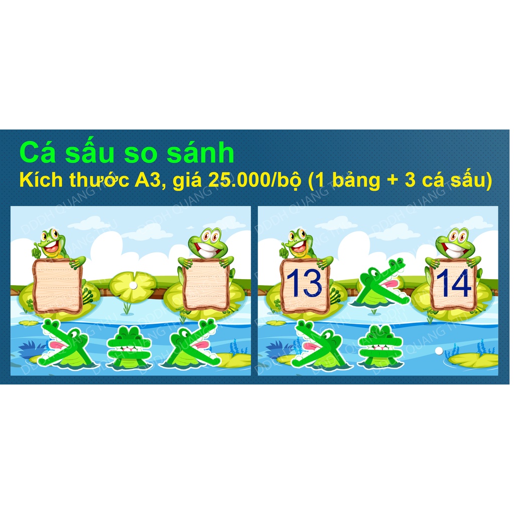 Cá sấu so sánh