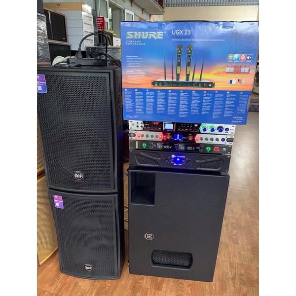 Trọn bộ karaoke gia đình Loa RCF bass 30 đánh nhạc cực hay