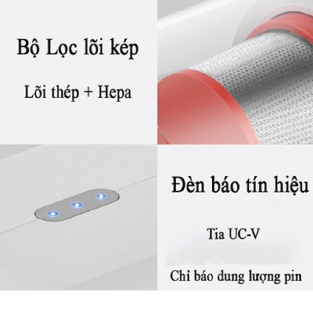 Máy Hút Bụi UV-C Cầm Tay - Giường Nệm, Sofa, Chăn Mền CM1300 DEM(BẢO HÀNH 12 Tháng) | BigBuy360 - bigbuy360.vn