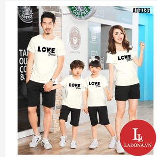 Áo Gia Đình Đẹp MS03 (Giá 1 Áo)