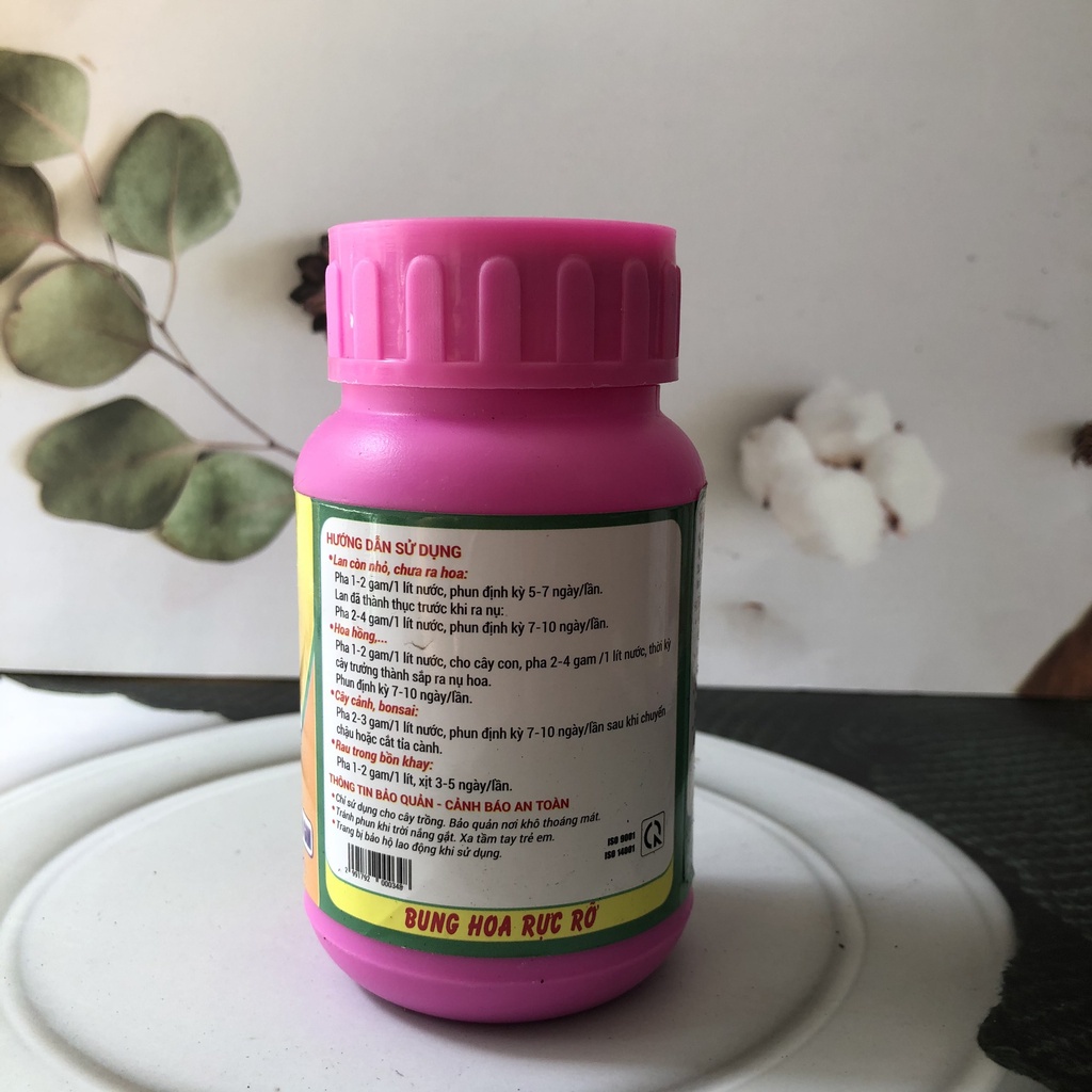 Phân Bón Lá Đầu Trâu NPK Siêu Ra Hoa - Sắc Hoa Rực Rỡ 6-30-32+TE