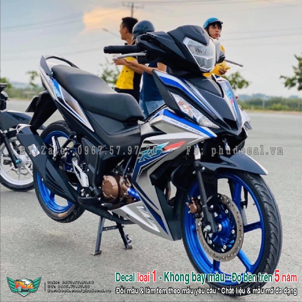 Tem rời Winner Rs bạc xanh (L)