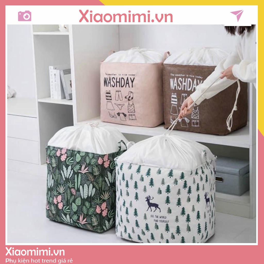 ♥Sẵn Kho ♥ GIỎ cất ĐỒ GẤP GỌN BẰNG VẢI luôn thể DỤNG(siêu đẹp siêu rẻ)