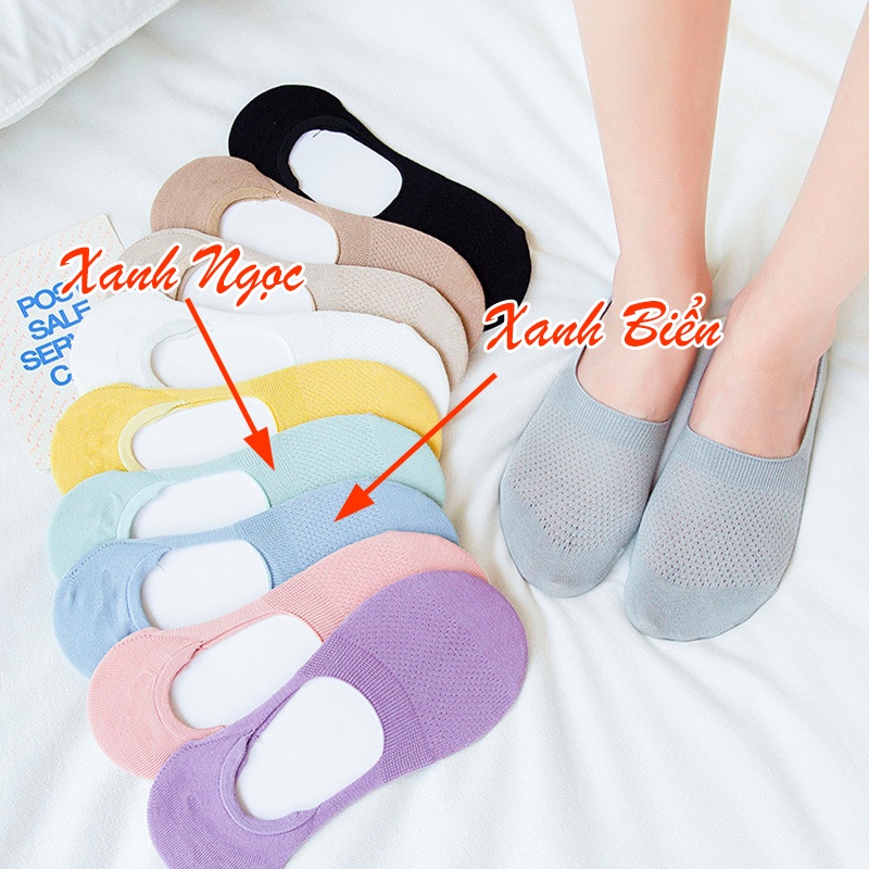 Vớ lười Nữ THÔNG HƠI Cao cấp ôm gót chân
