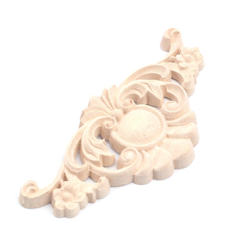 1 phụ kiện trang trí nội thất bằng gỗ chạm khắc họa tiết cổ điển kích thước 18 * 8cm | BigBuy360 - bigbuy360.vn