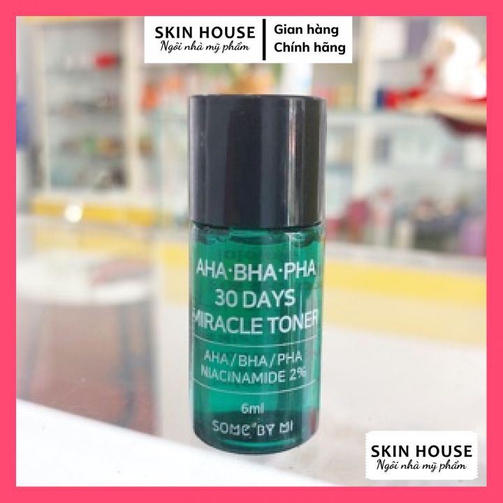 Nước hoa hồng giảm mụn Some By Mi AHA BHA PHA 30 Days Miracle Mini 6ml | BigBuy360 - bigbuy360.vn