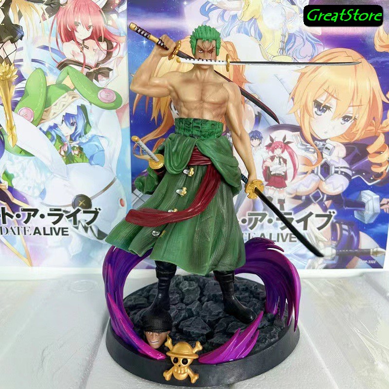 Mô hình One Piece Zoro Tam kiếm 2 đầu trong One Piece Figure 22cm