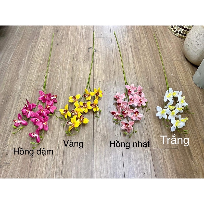 Hoa lan thái, bi xốp, cành cherry cổ, hoa xem xốp