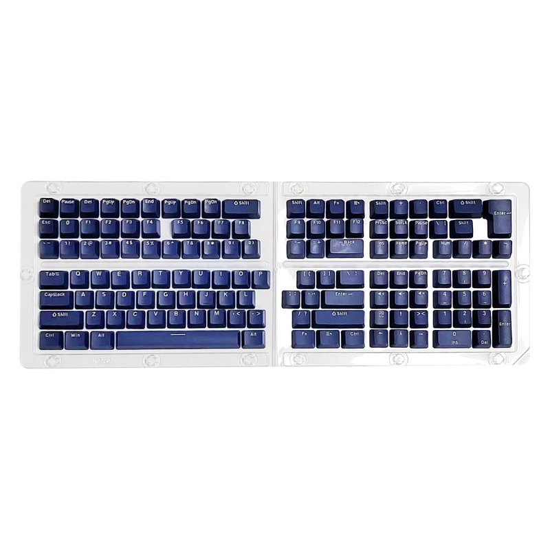 Nút Bàn Phím Cơ OEM PBT 132 Phím Màu Xanh Dương Và Trắng