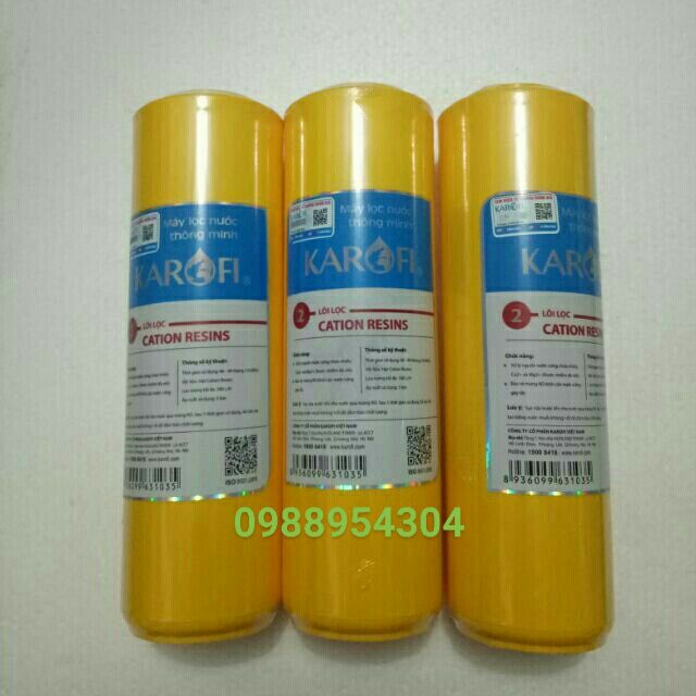 Lõi lọc nước cation karofi (lõi số 2)