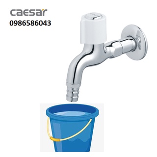 Vòi lạnh gắn tường caesar wp037c - có mỏ