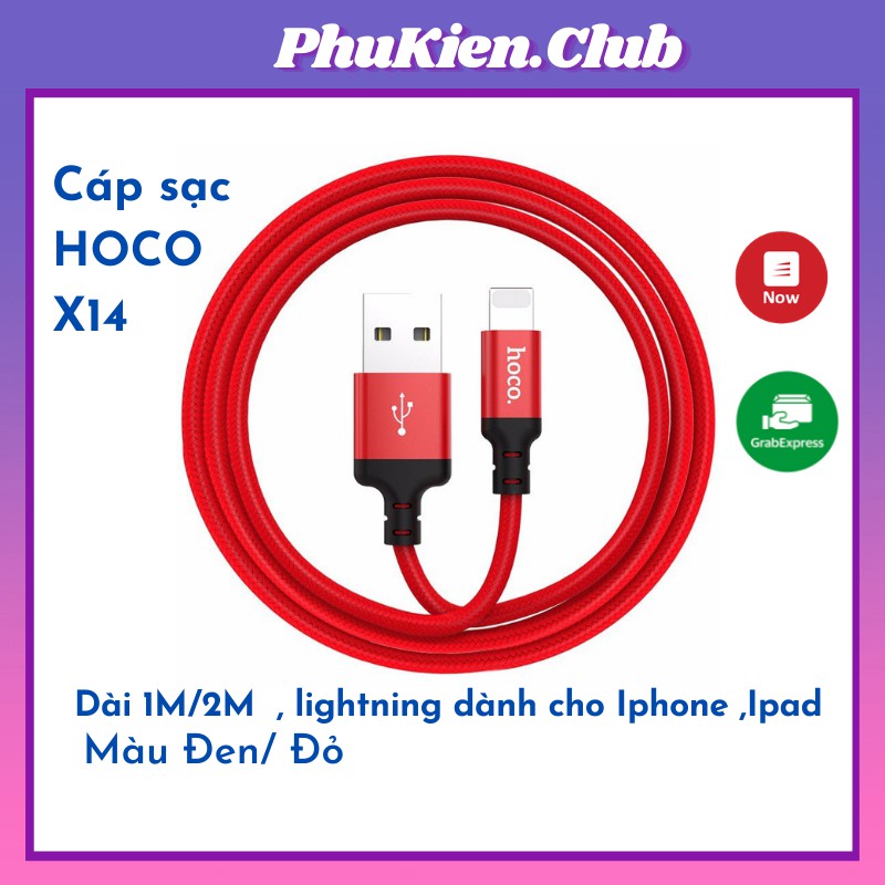 Dây Sạc Lightning Hoco X14 Cho Điện Thoại Smart Phone , Pin dự phòng