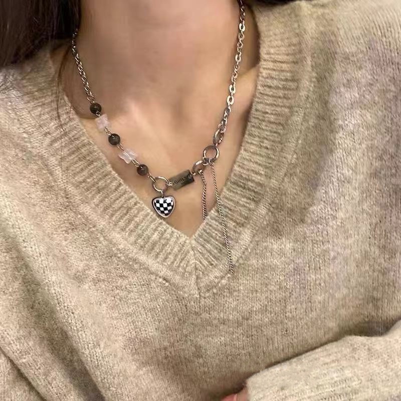 Vòng cổ Thép Titan Thiết Kế Mới Cao Cấp Thời Trang Theo Phong Cách hip hop