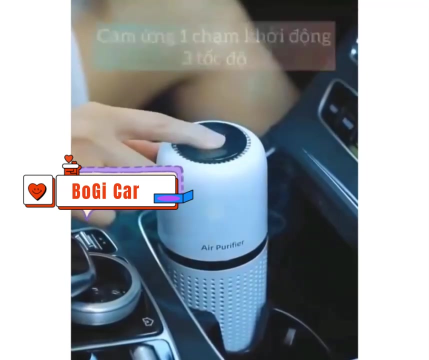 Máy Lọc Không Khí Ô Tô Với Công Nghệ Ion Âm HEPA Tiên Tiến,Khử Mùi, Làm Sạch Không Khí Trong ÔTô,loại bỏ bụi 0.003 micro | BigBuy360 - bigbuy360.vn