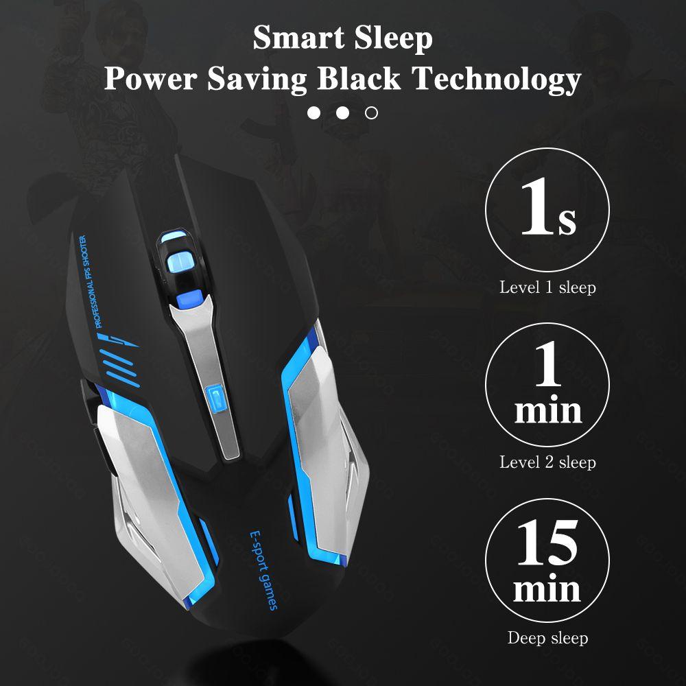Chuột Quang Gaming TAYLOR1 2.4G Nhiều Màu Có Thể Sạc Lại Bằng Cổng USB Cho Máy Tính IOS Android
