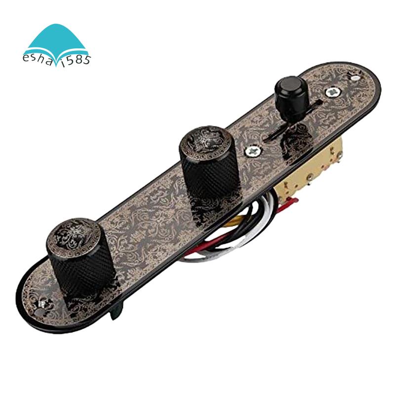 Bảng Công Tắc Điều Khiển 3 Chiều Màu Đen Chuyên Dụng Cho Đàn Guitar Telecaster
