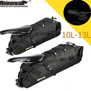 Túi đựng đồ Rhinowalk RK5110/RK5113 treo yên xe đạp chống nước phản quang tiện dụng 10l/13l