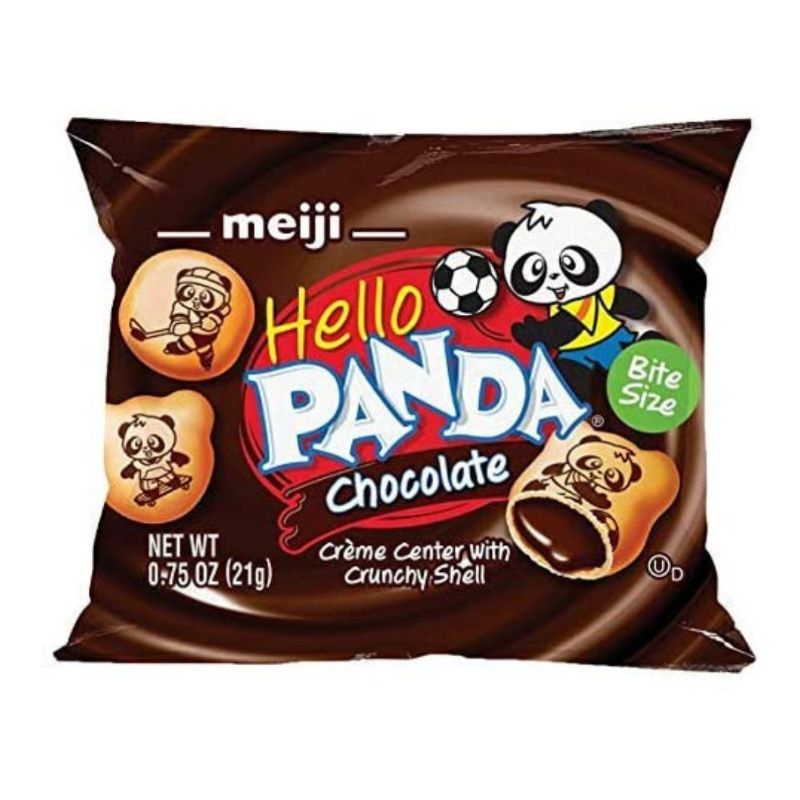 Bánh Gấu Panda Socola Meiji Gói 21g