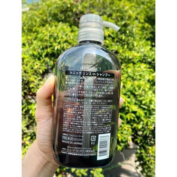 Dầu gội nam Tonic Pharmaact 550ml ngăn ngừa gầu quay lại hàng Nhật nội địa