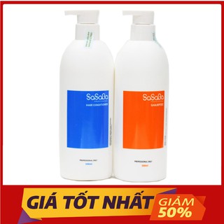 Dầu gội xả hoàn hình sasaba plus 500ml/800ml mẫu mới 2019