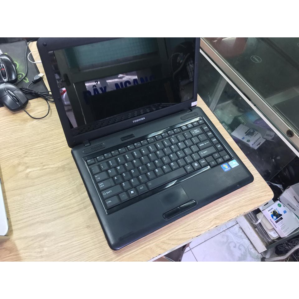 ] Laptop cũ Toshiba C640 Core i3/Ram 4Gb/Ổ 500Gb/Chơi Game Ngon Tặng Chuột + Balo