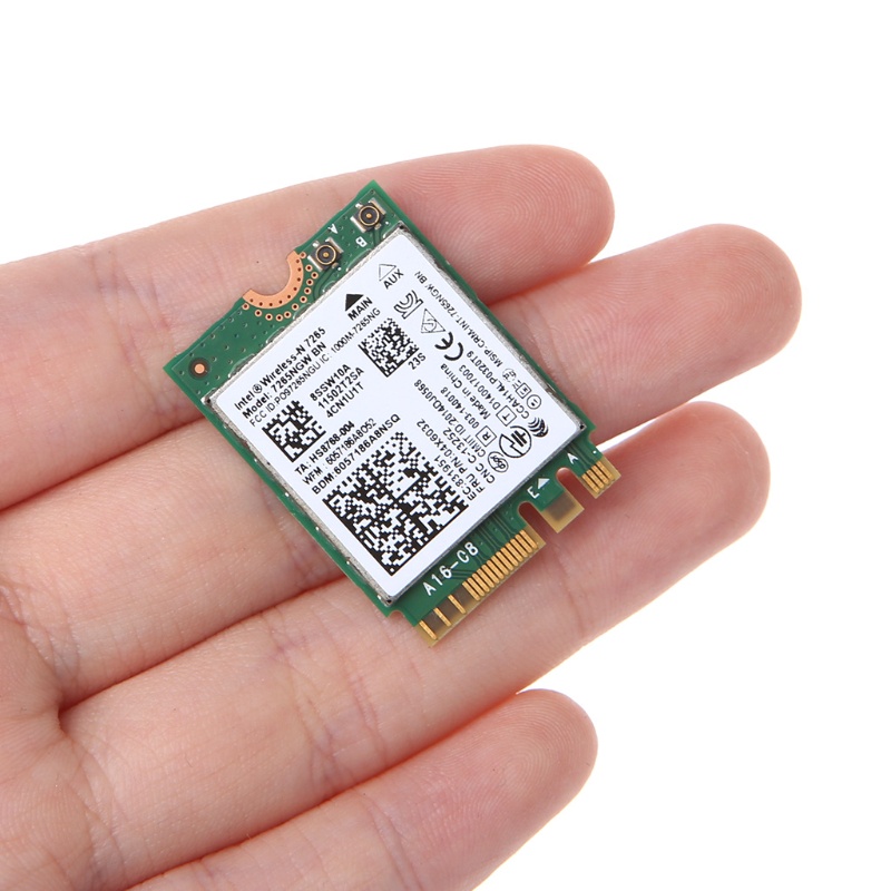 Thẻ WiFi Băng Tần Kép Không Dây N 7265 7265NGW BN 2x2 Giao Diện Wi-Fi NGFF Bluetooth 4 0 Cho Lenovo